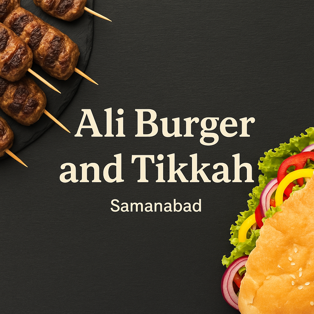 Ali Burger & Tikka